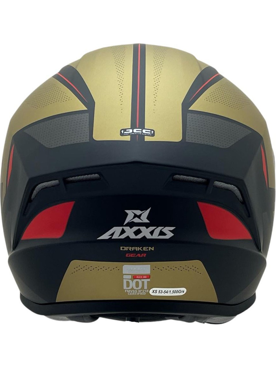 AXXIS DRAKEN S GEAR A9 MAT GOLD KASK